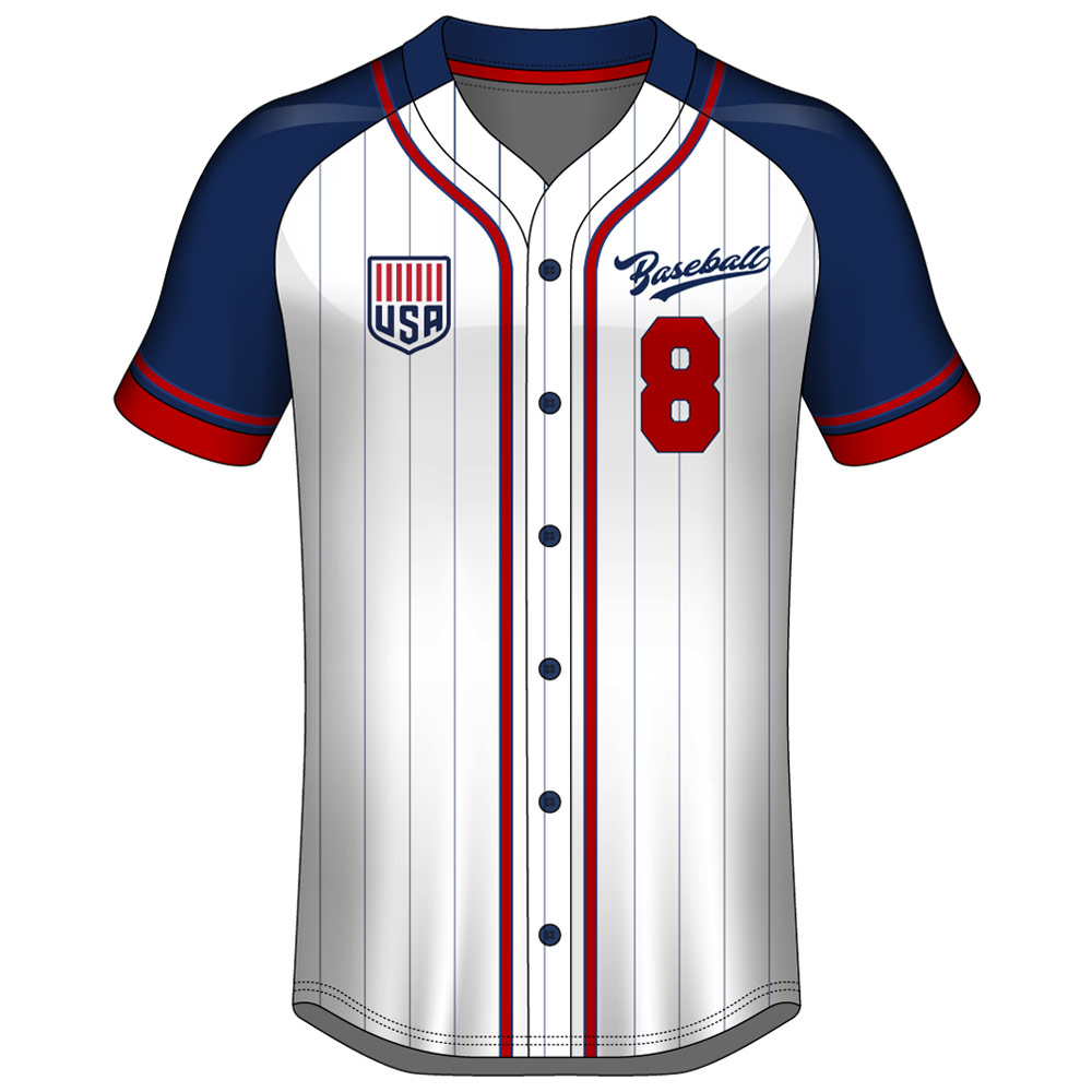 Sublimation baseball shirt